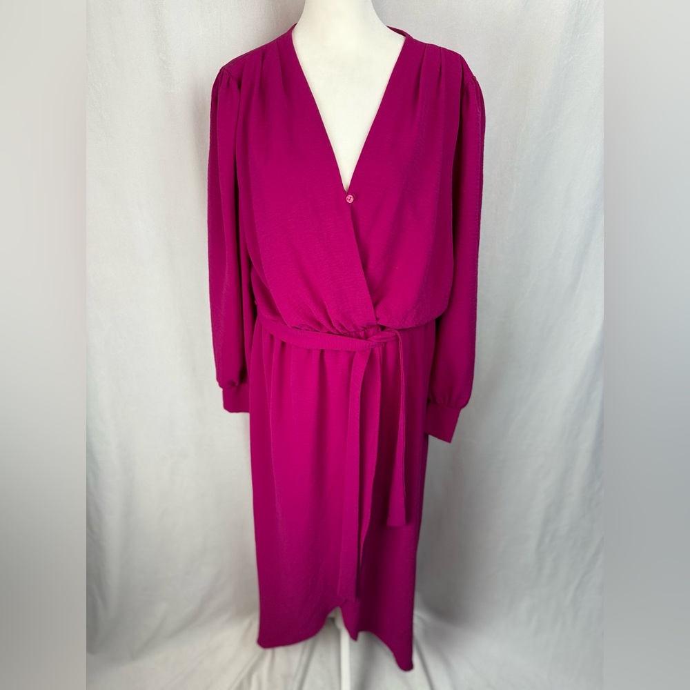 Maxi dress hot pink